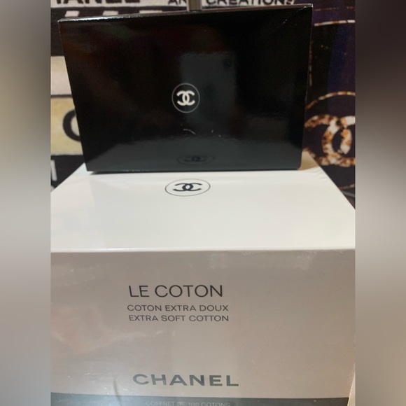 NEW!!!😍🫶🏼👑CHANEL LE COTON 100 counts and a  cute box of CHANEL samples. - Picture 3 of 6